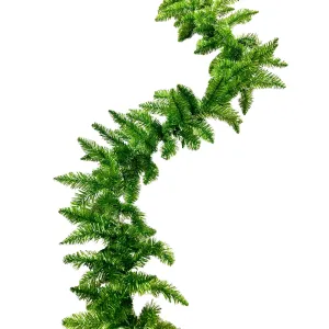 10'' X 9' Garland - Metallic Green, 255T | LC