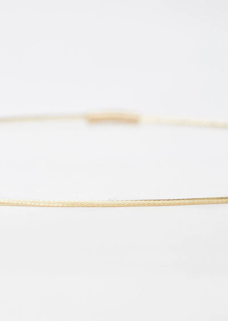 18K Gold Superfine Bracelet