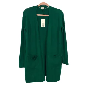 A New Day Dark Green Cardigan NWT- Size XS