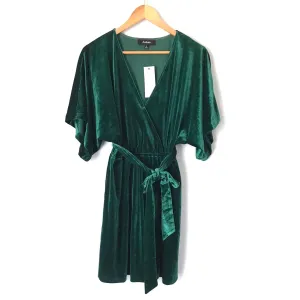 Aakaa Green Velvet Dress NWT- Size S