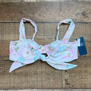 Abercrombie & Fitch Floral with Back Tie Underwire Bikini Top NWT- Size M (sold out online, we have matching bikini bottoms and cover up)