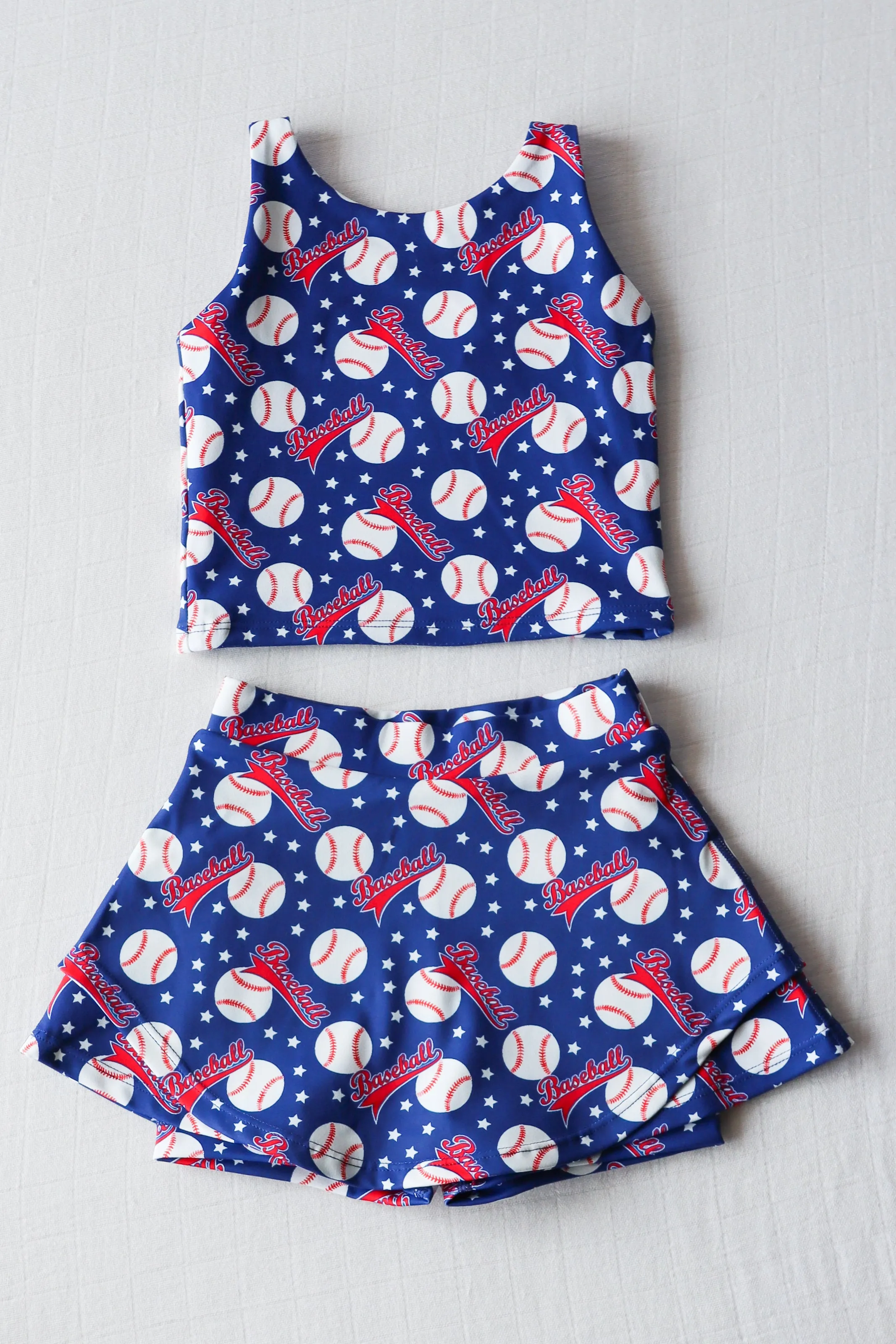 Active Skort Set - Baseball