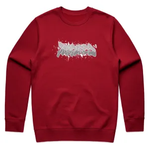 All city crewneck - Dark red