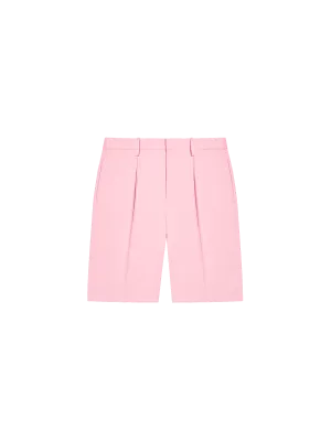 Archive Men's Cotton Tailored Shorts—sakura pink