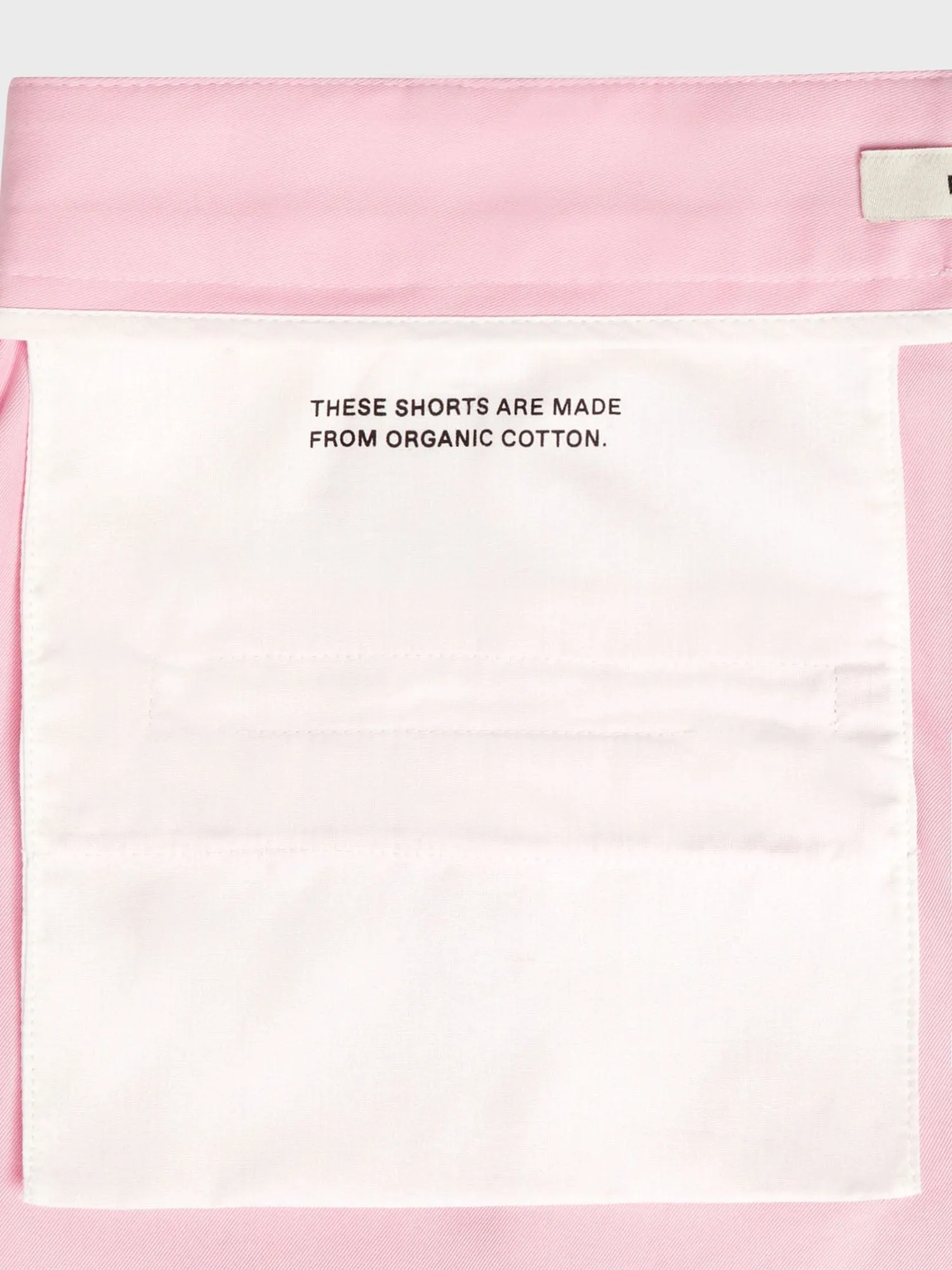 Archive Men's Cotton Tailored Shorts—sakura pink