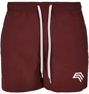 BBD 0050 ― Herren Swim Shorts Badehose - Cherry Rot Braun