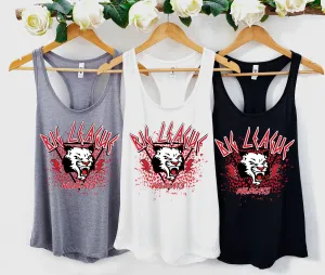 Big League Wildcats Baseball Rocker Tank/ Option of Flowy Tank or Cropped Tanks