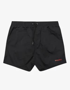 Black Icon Swim Shorts -