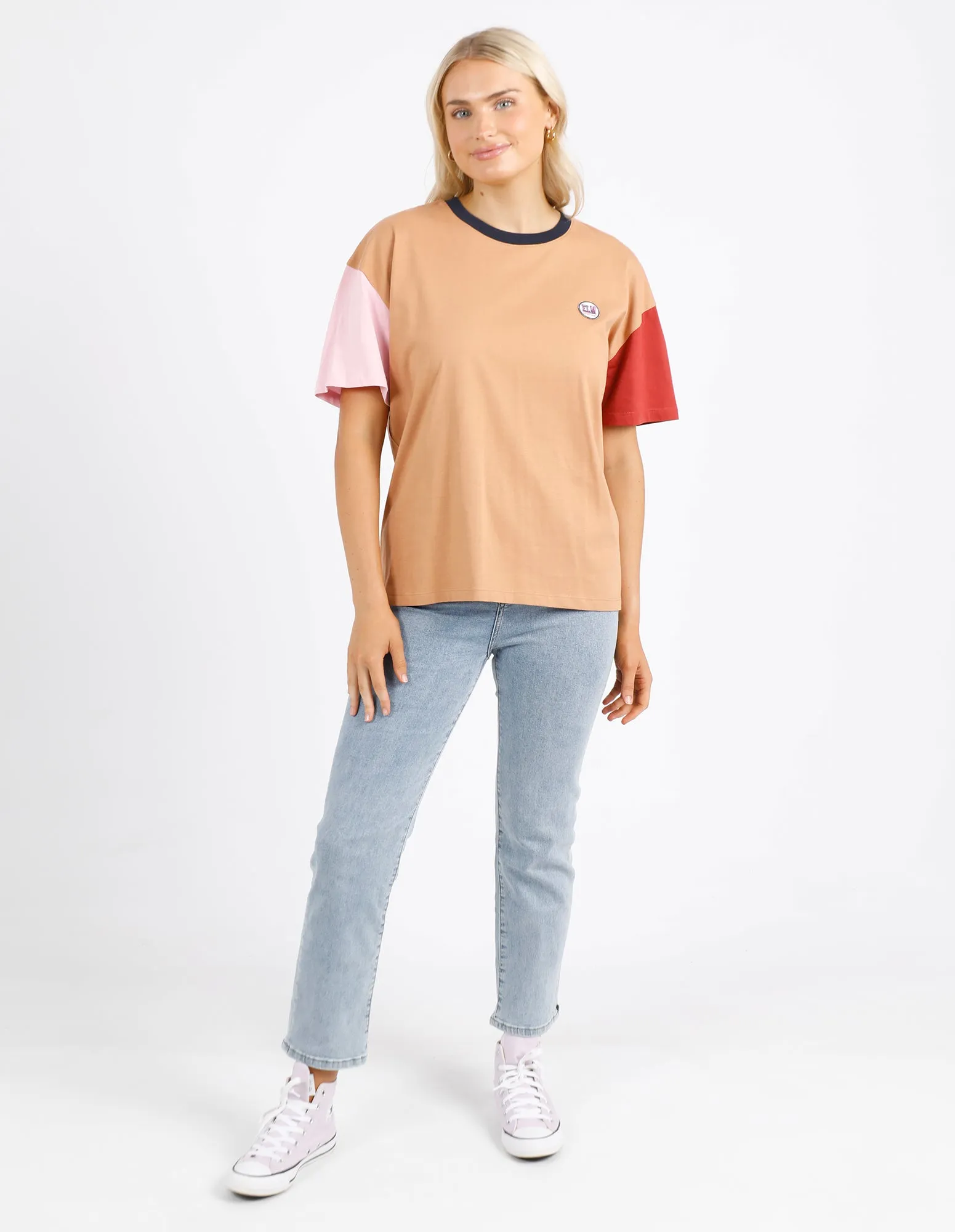 Block It Tee Butterscotch