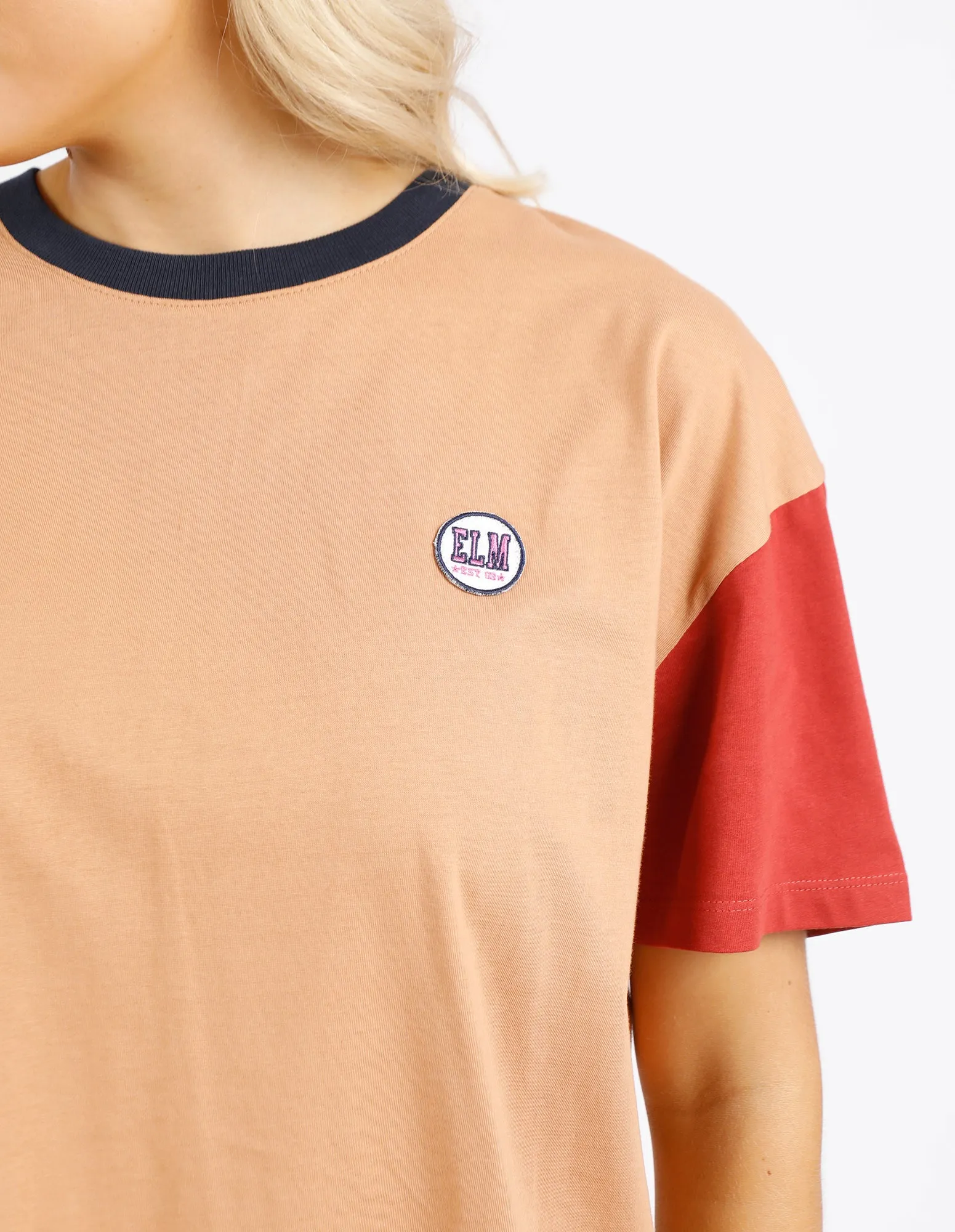 Block It Tee Butterscotch