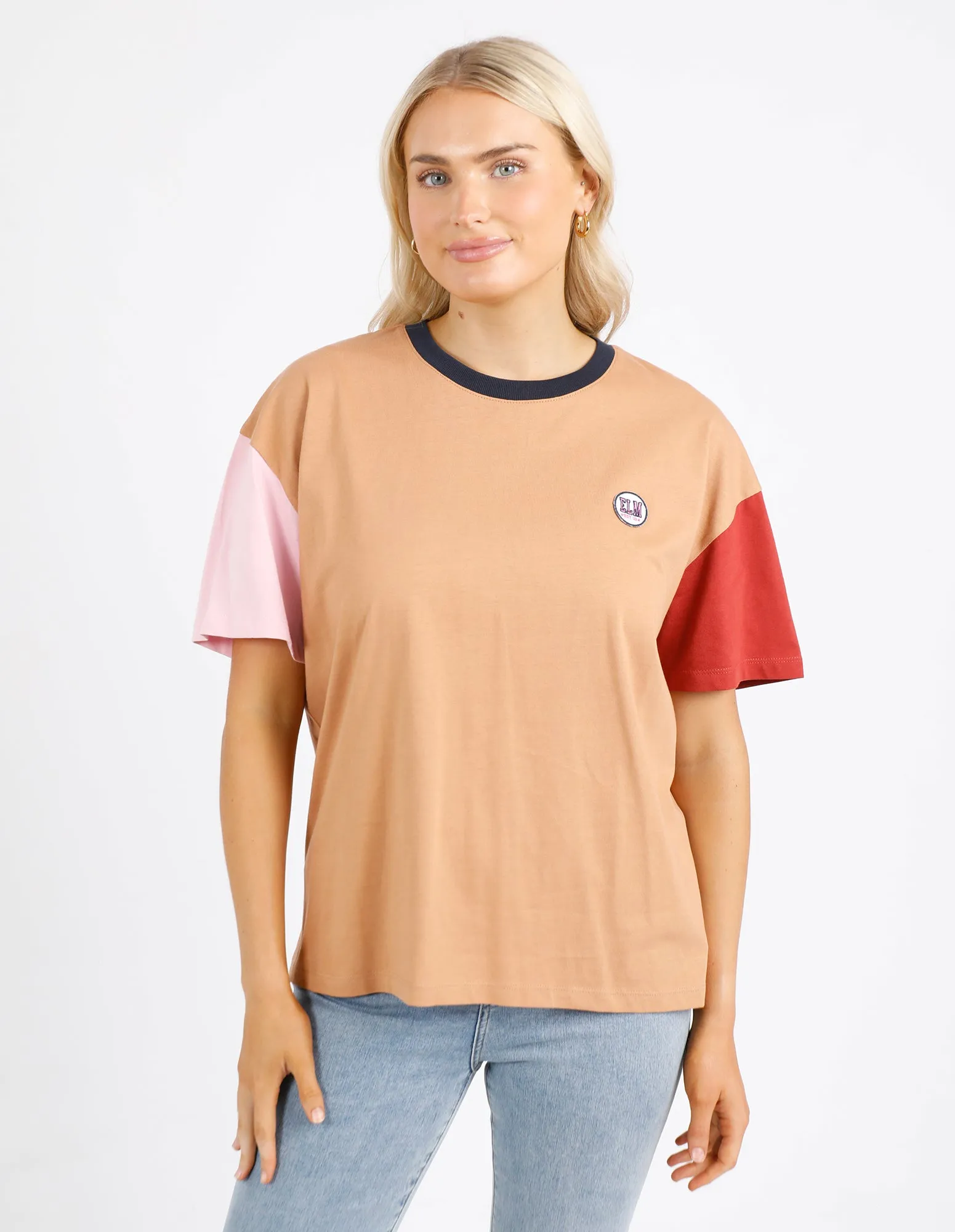 Block It Tee Butterscotch