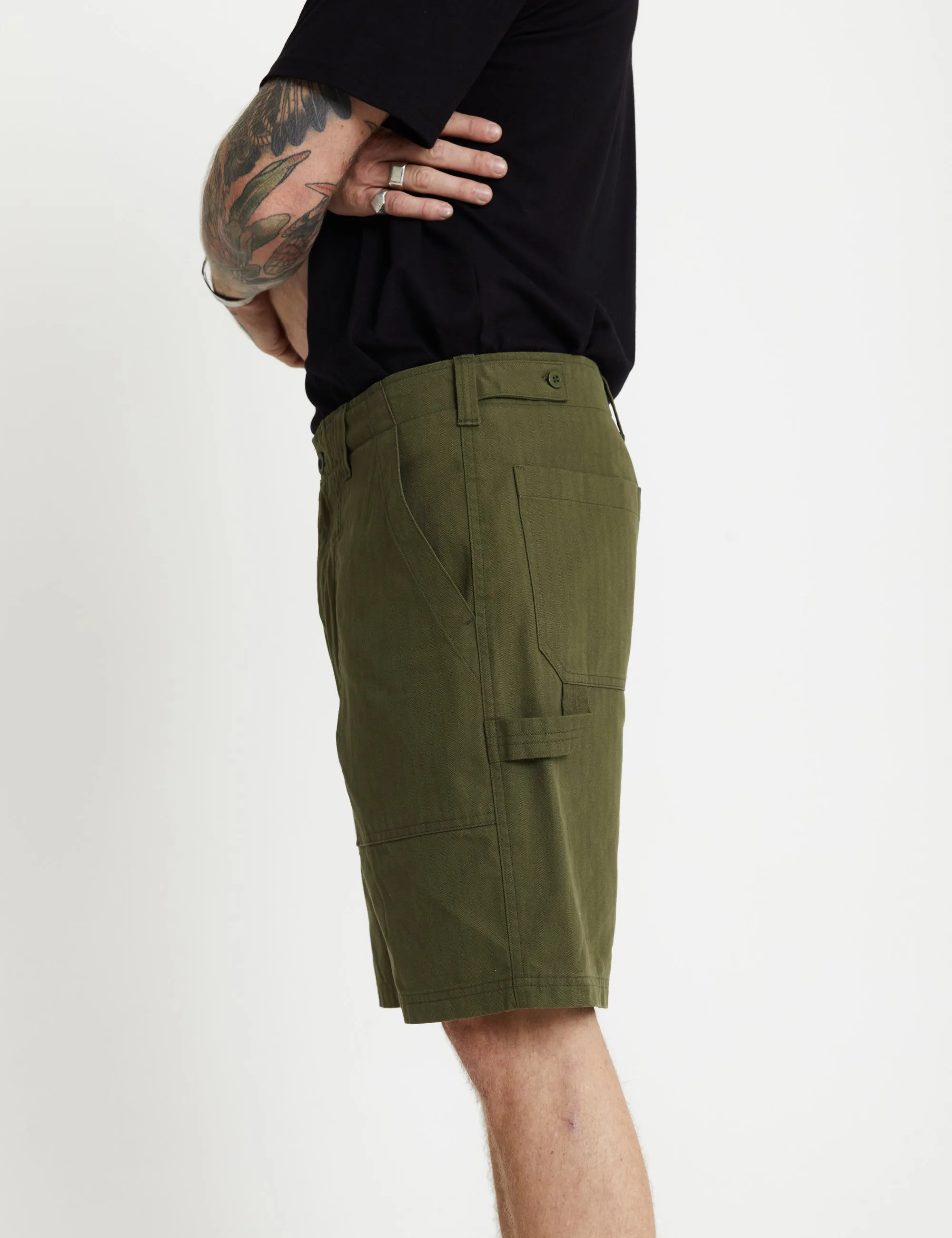 Carpenter Walk Short - Washed Army