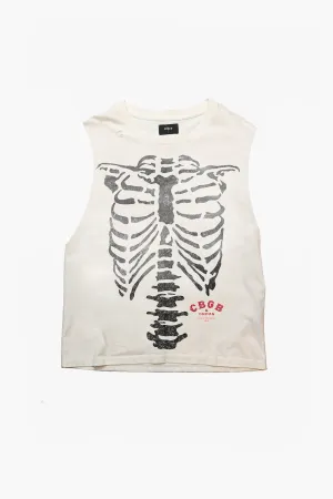 CBGB 1980'S BONES VINTAGE TANK