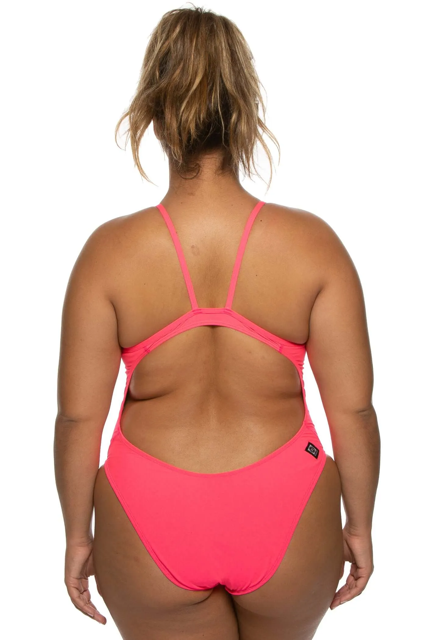 Chevy Swim Onesie - Hot Pink