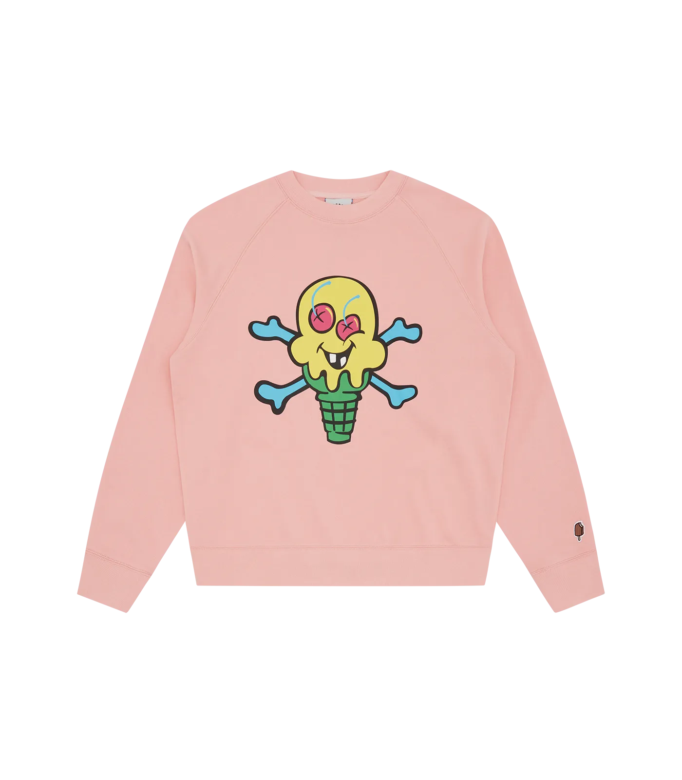 CONES & BONES CREWNECK - PINK