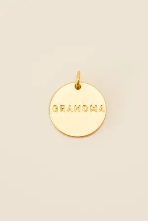 Cove .59 Inch Name Disk - Grandma