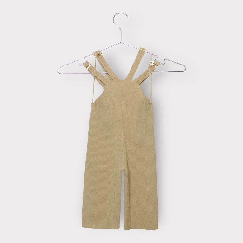 Dion Lee Beige Ribbed Hip Strap Bike Shorts