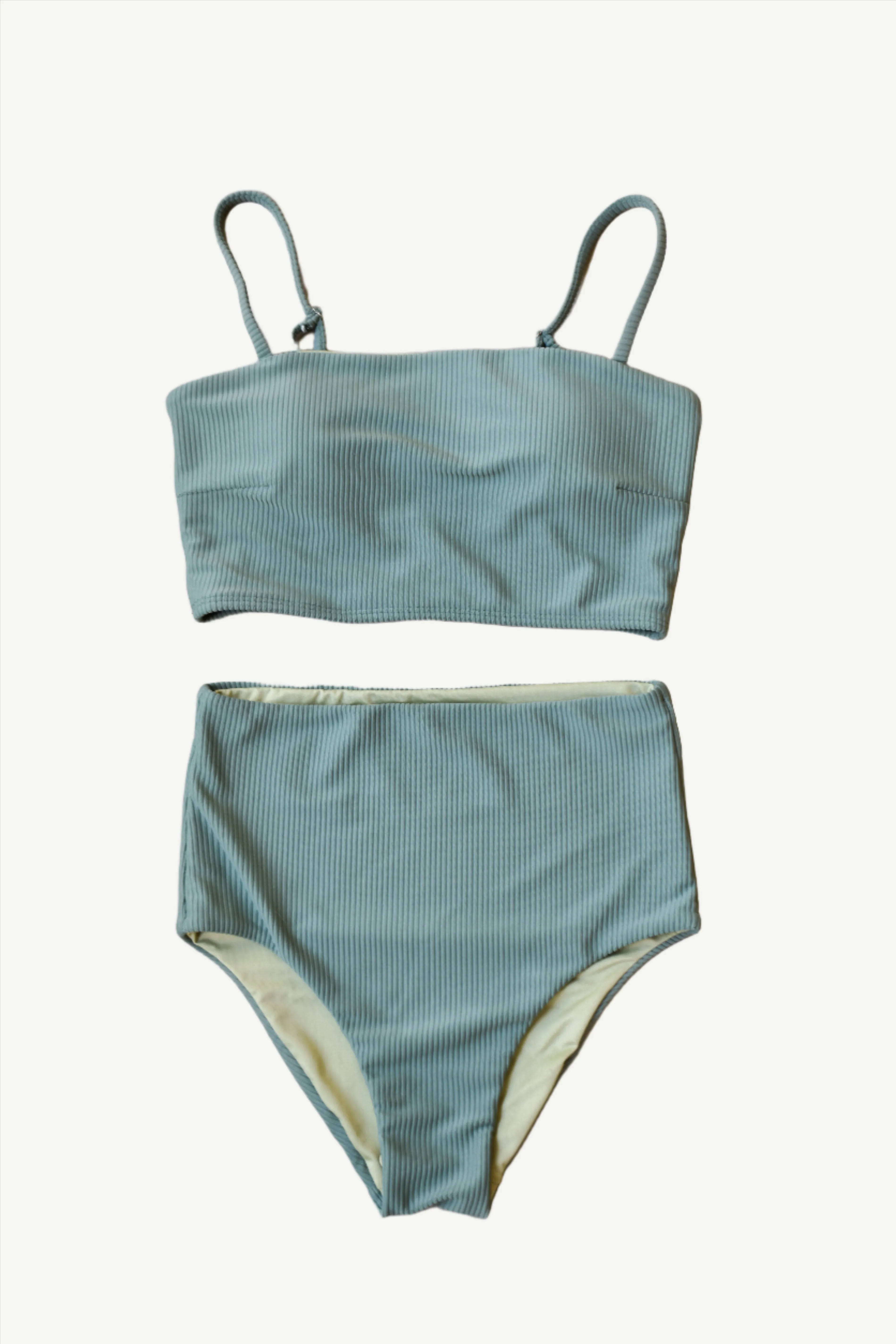 Eco Ribbed Bikini Set