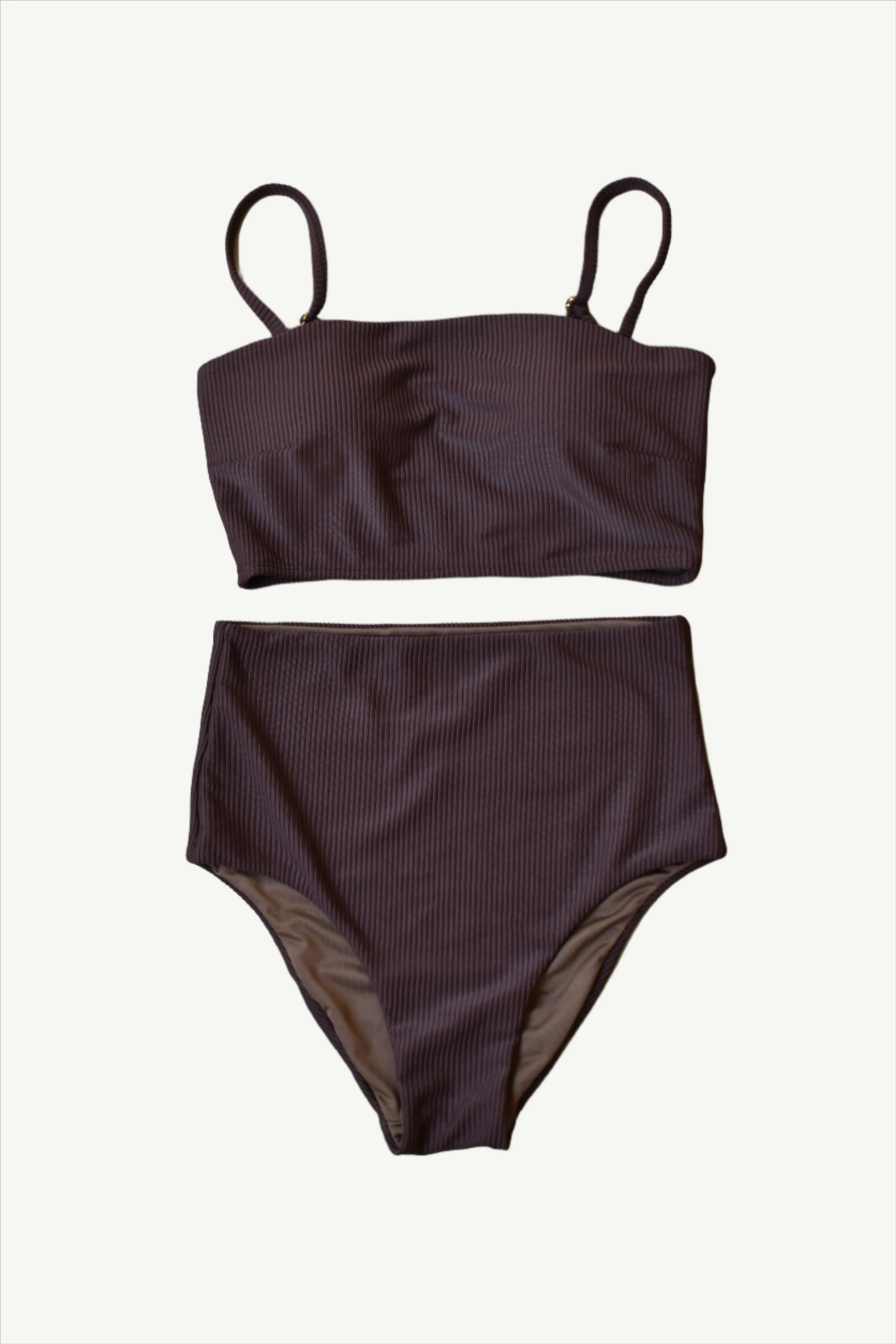 Eco Ribbed Bikini Set