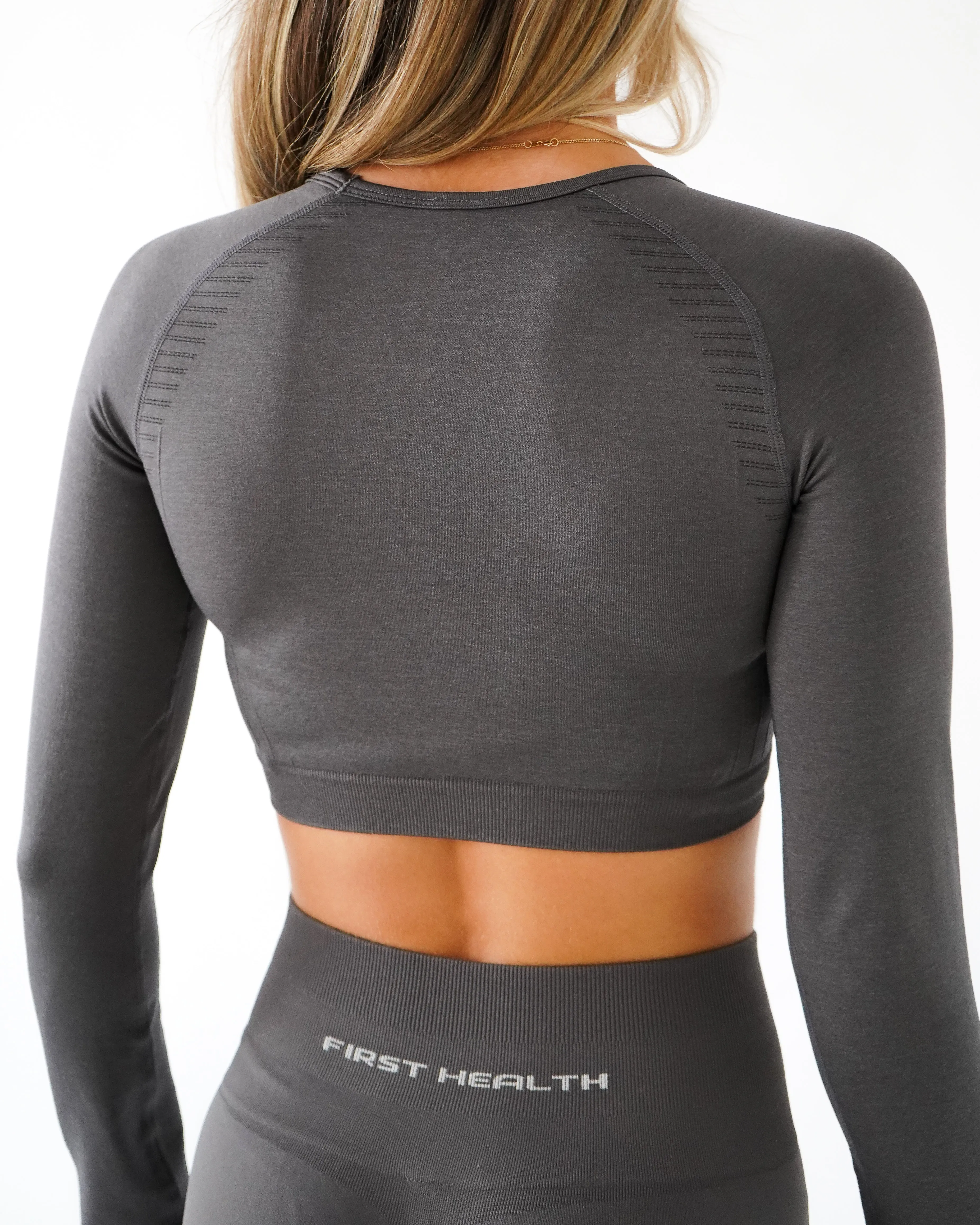 Enhance Cropped Long Sleeve - Galaxy