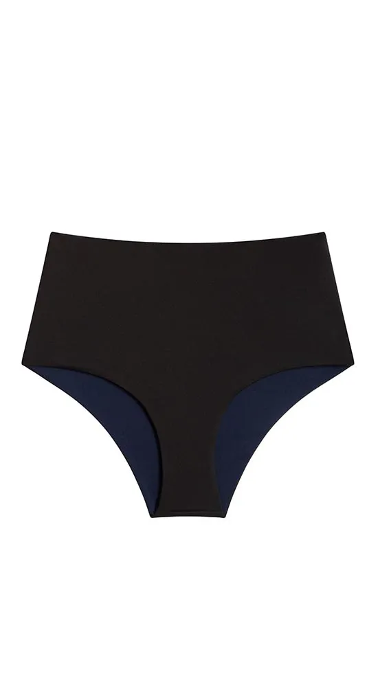 Erin Reversible Bottom: Black/Navy