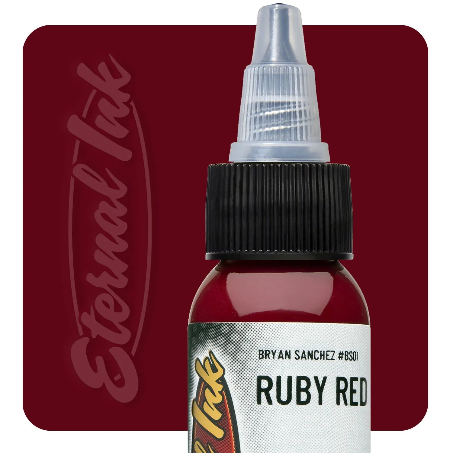 Eternal Bryan Sanchez Watercolors Ruby Red Tattoo Ink - 1oz