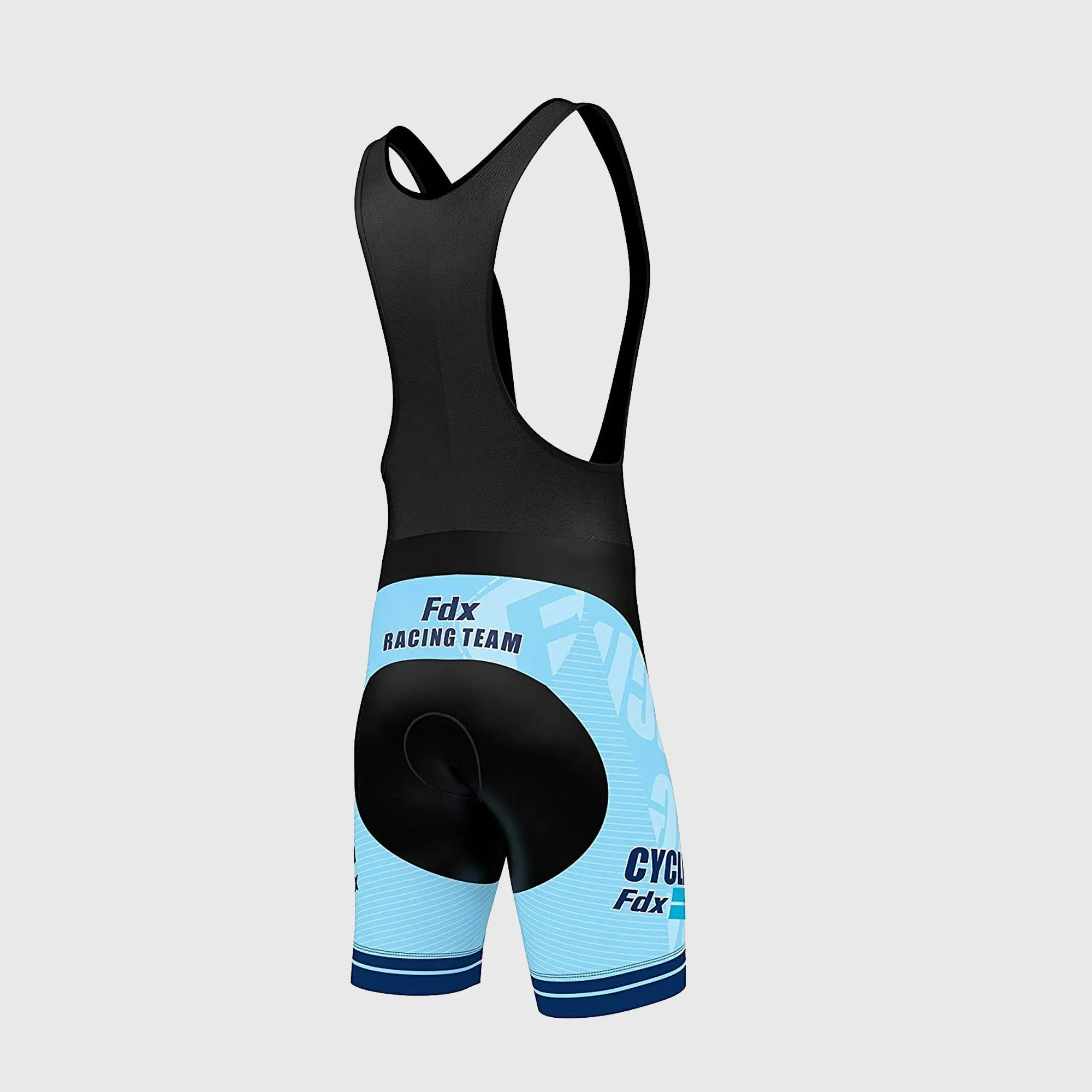 Fdx Core Blue Men's & Boy's Padded Summer Cycling Bib Shorts