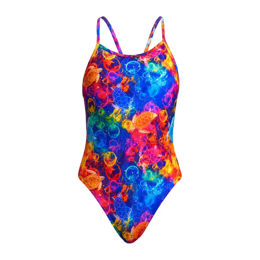 Funkita Girls Single Strap One Piece FS16G - Ocean Galaxy