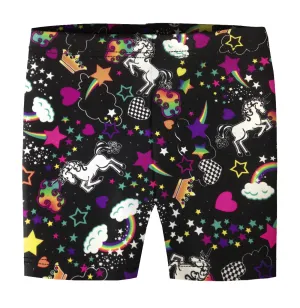 Girls Novelty Bike Shorts  | Unicorn Dream