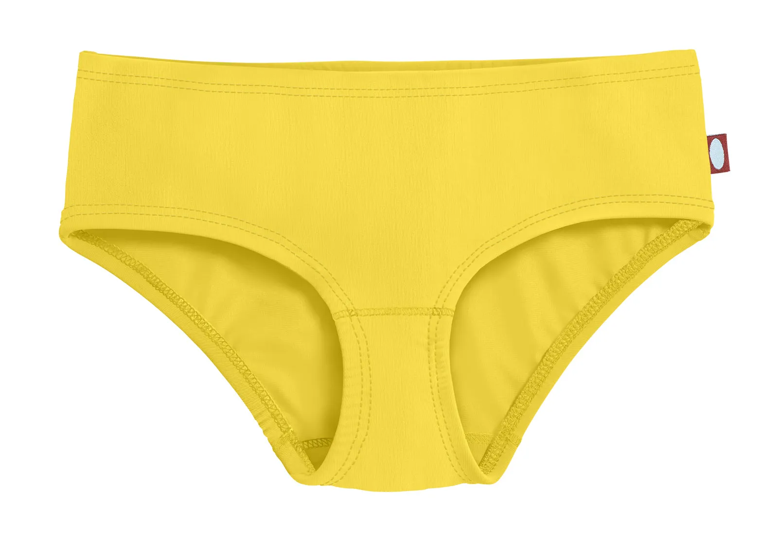 Girls Recycled Nylon UPF 50  Swim Brief | Yellow