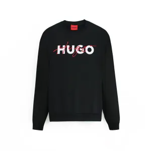 HU - Men 'Black' Hybrid Logo Fleece Sweatshirt HU606