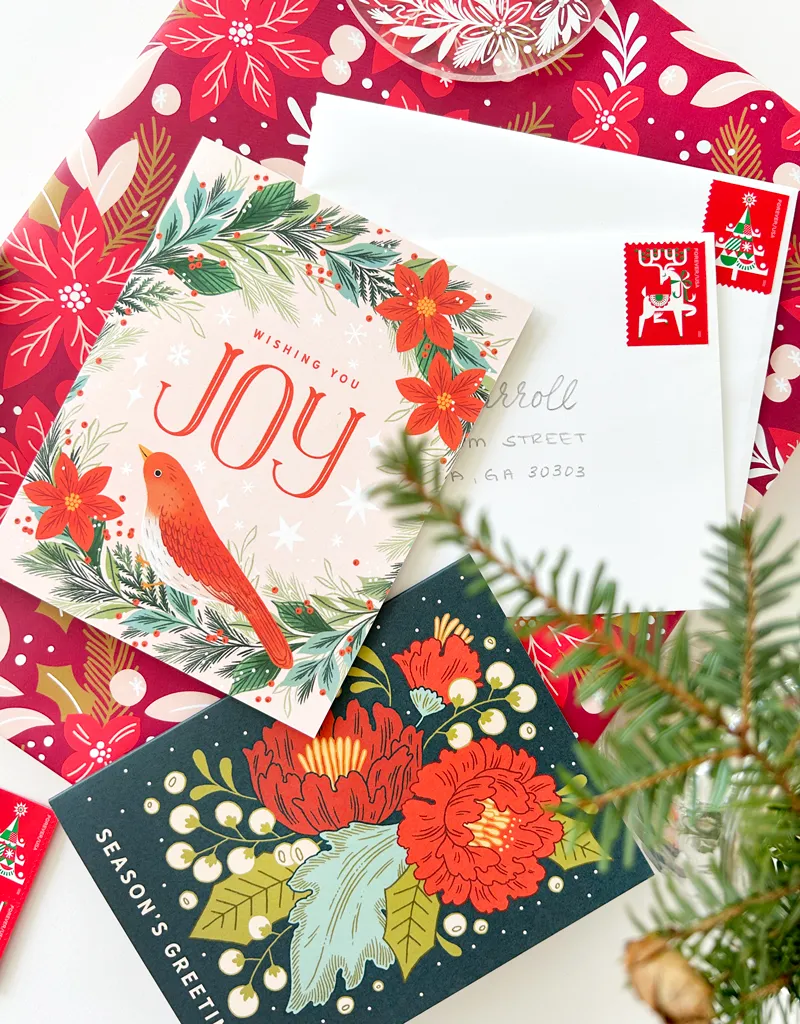 Joyful Wreath Holiday Card