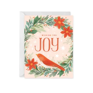 Joyful Wreath Holiday Card