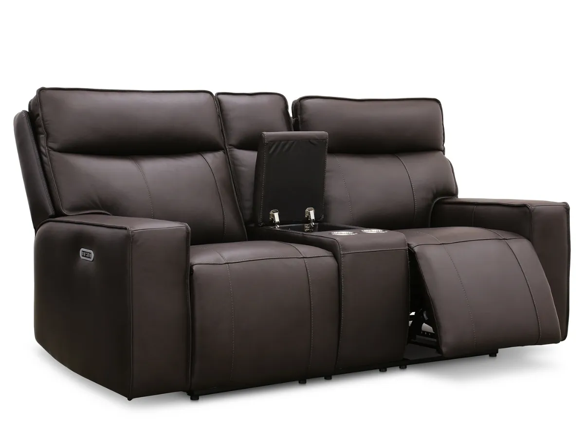 Layton 2-pc Leather Power Reclining Set