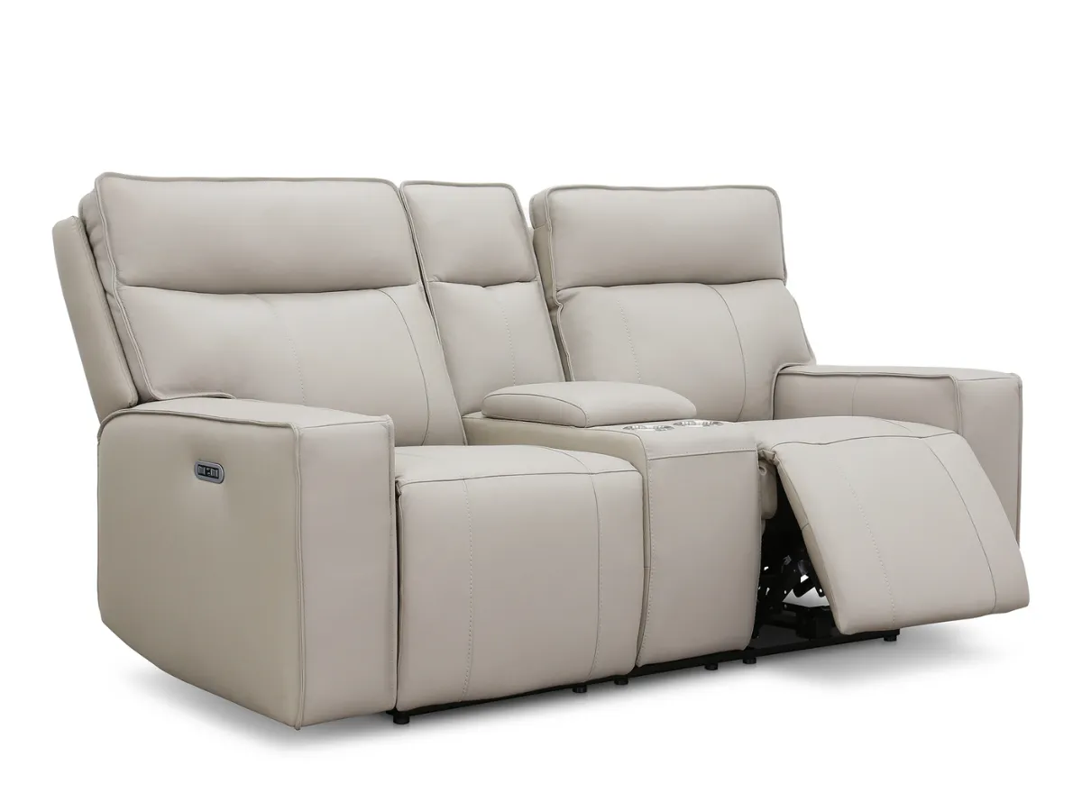 Layton 2-pc Leather Power Reclining Set