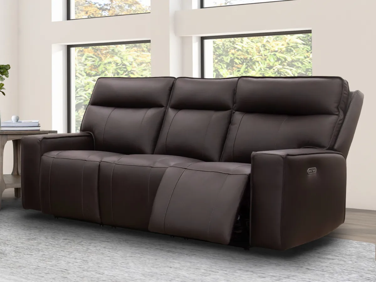 Layton 2-pc Leather Power Reclining Set