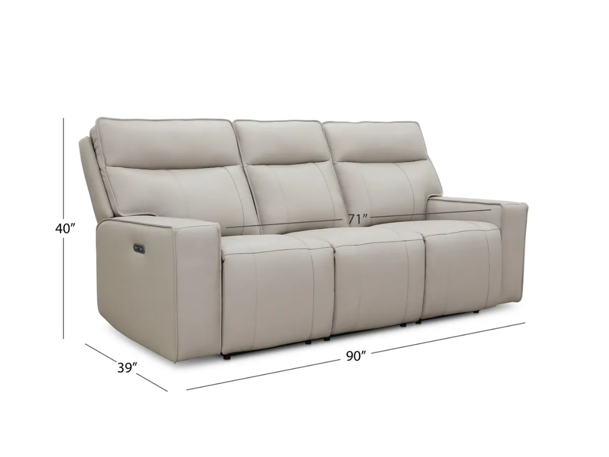 Layton 2-pc Leather Power Reclining Set