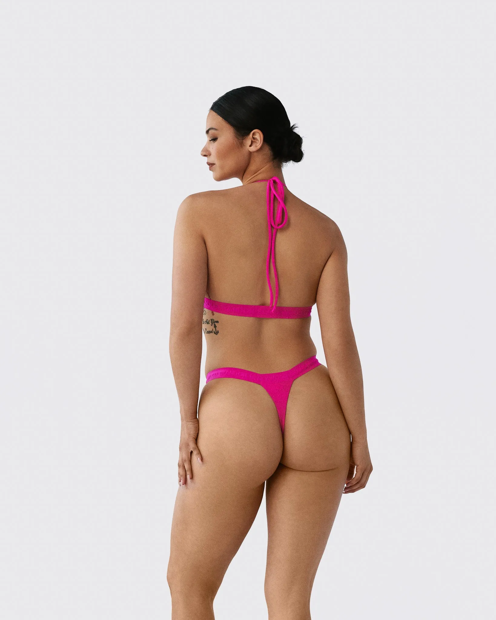 Logo Swim Thong