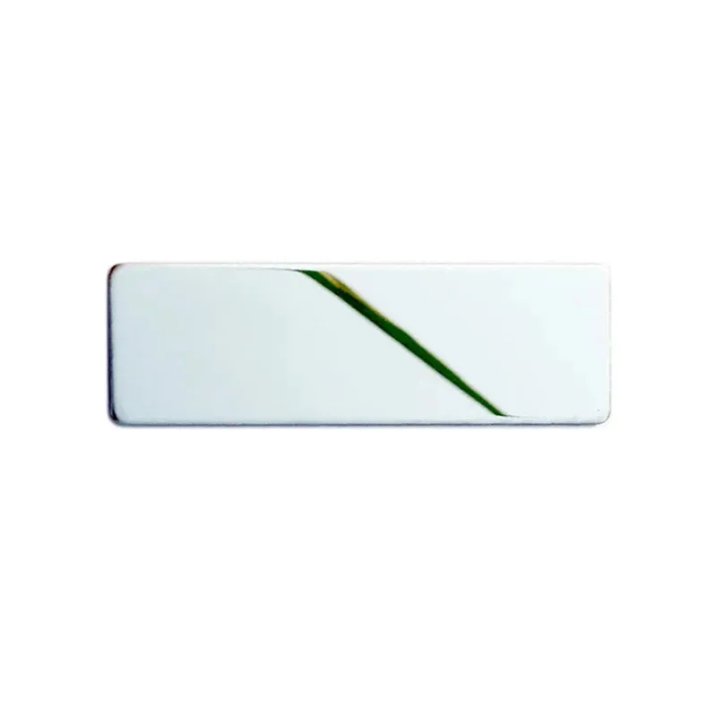 Mirror Brushed Blank Badge