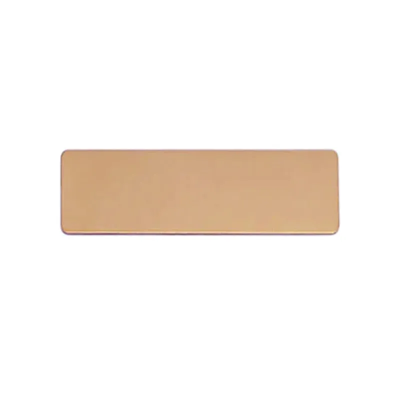 Mirror Brushed Blank Badge