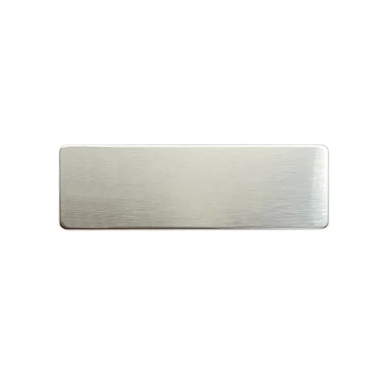 Mirror Brushed Blank Badge