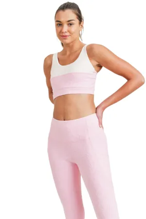 Mono B Textured Split Sports Bra AT8069