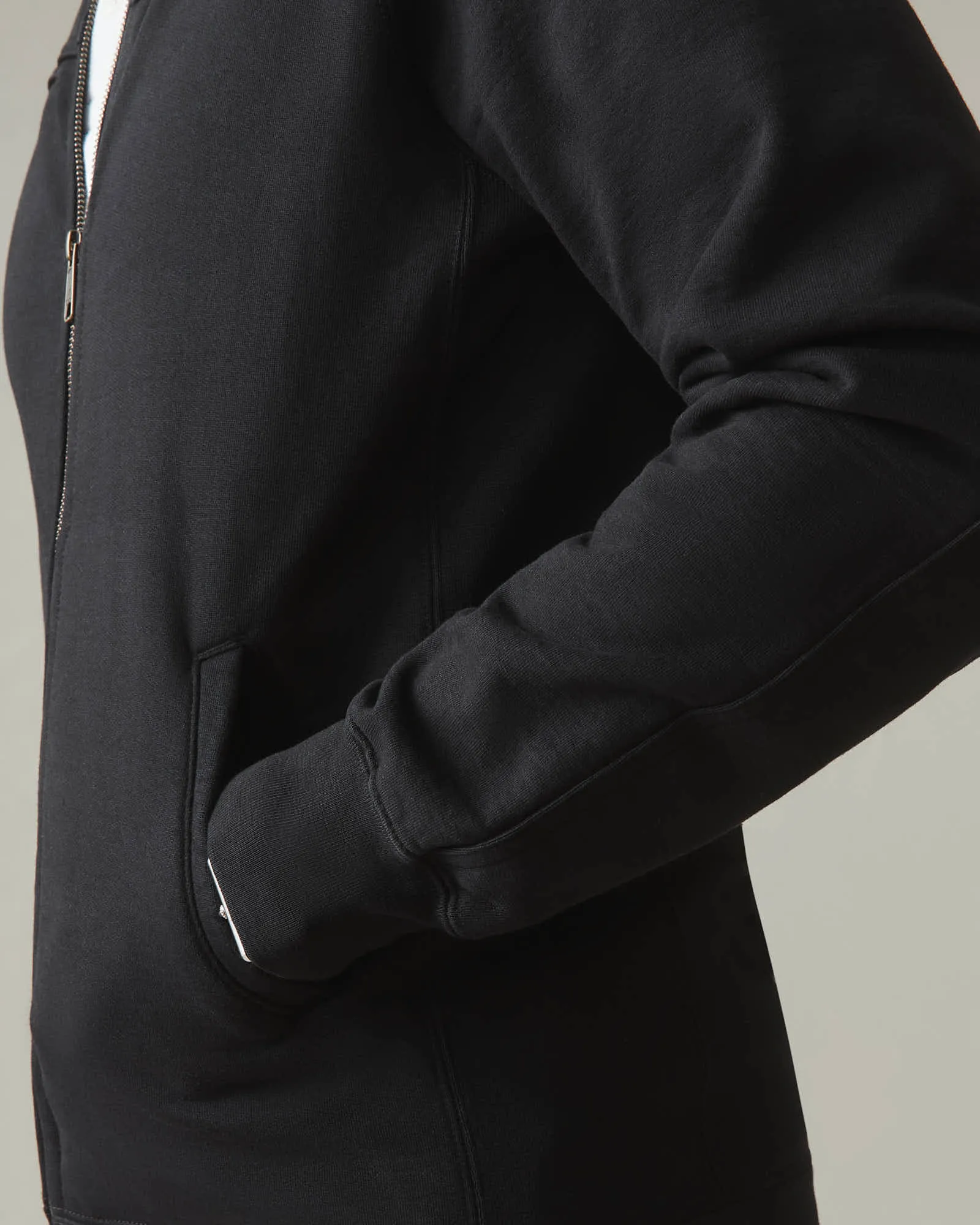 Moto Full Zip - Black