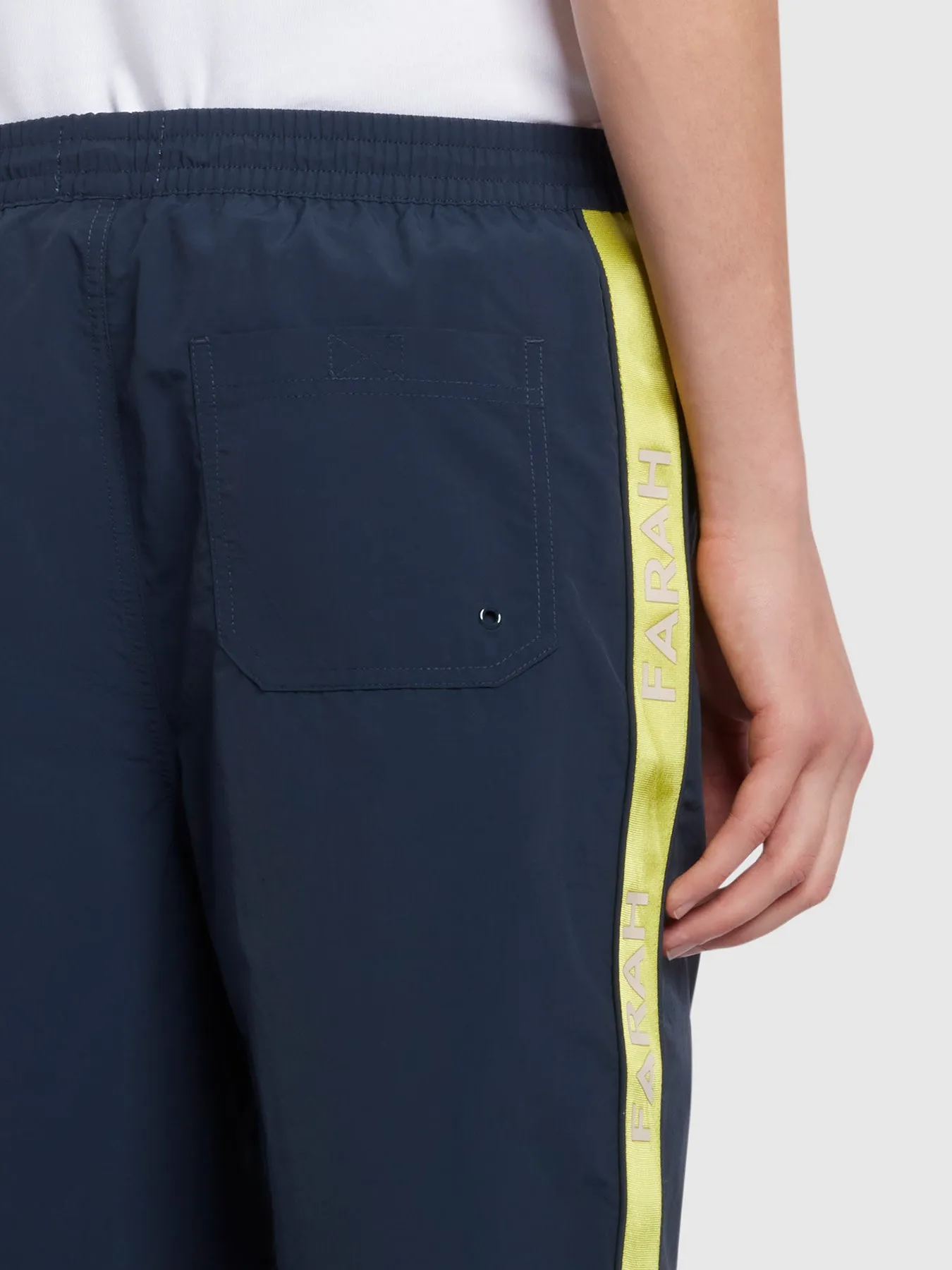 Murphy Regular Fit Panel Swim Shorts In Navy