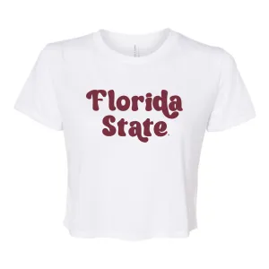 Pep Rally Crop Short Sleeve T-shirt in Florida State University