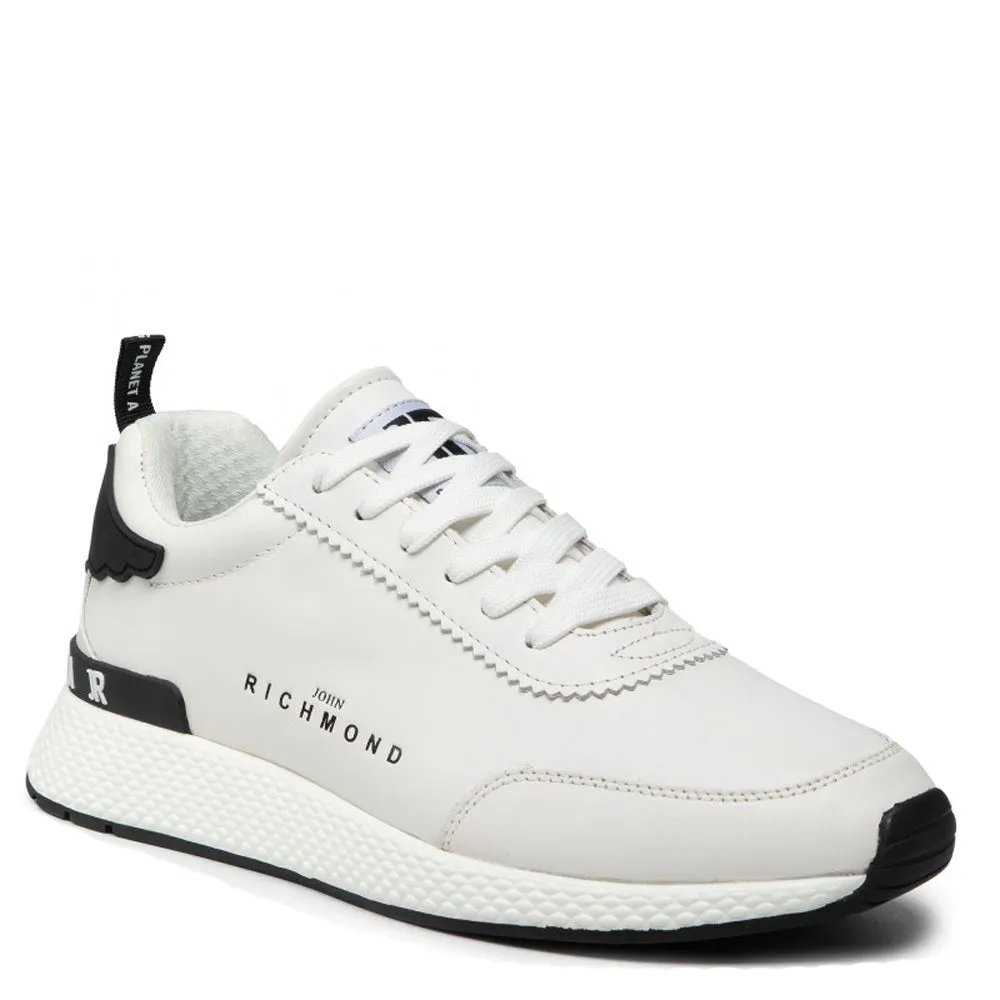 Scarpe Uomo JOHN RICHMOND Sneakers Running in Pelle Bianca