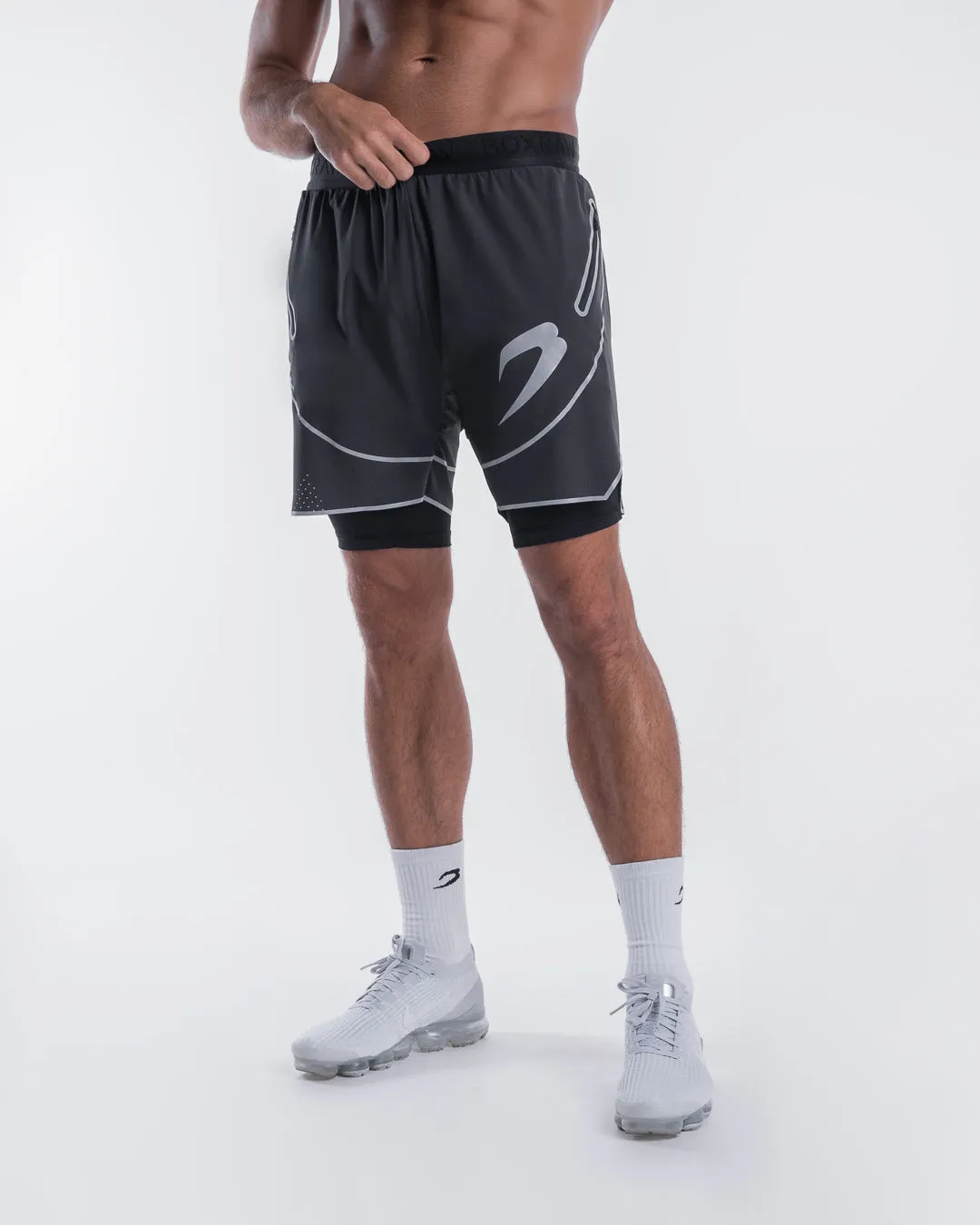 Wilde 2-in-1 Shorts - Charcoal